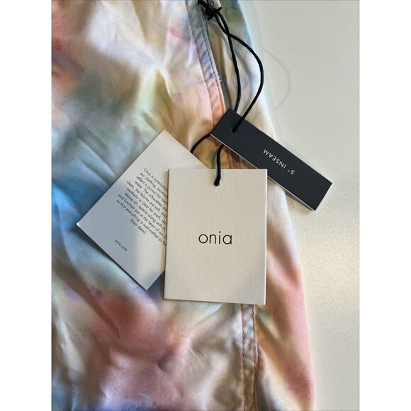 Onia Men's Charles Pastel Tie Dye 5" Swim Shorts Trunks XL Rtl $110 New with Tag - Picture 3 of 6